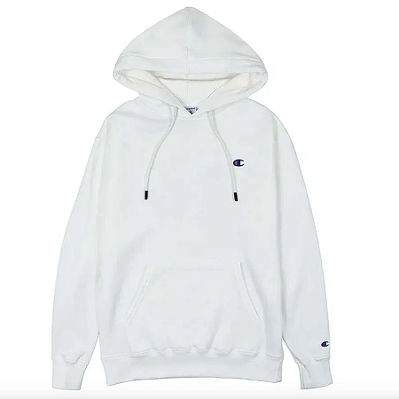 Moletom Canguru Champion Embrodery C - Off-White