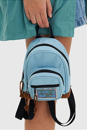 Mini Mochila Baw Garden - Azul