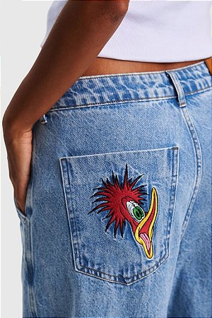Calça Baw x Pica Pau Jeans Low Rise