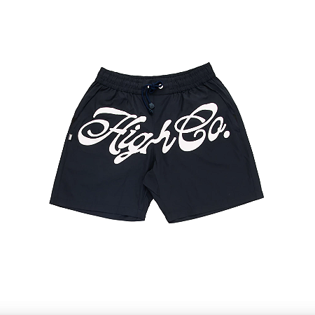 Shorts High Script - Navy