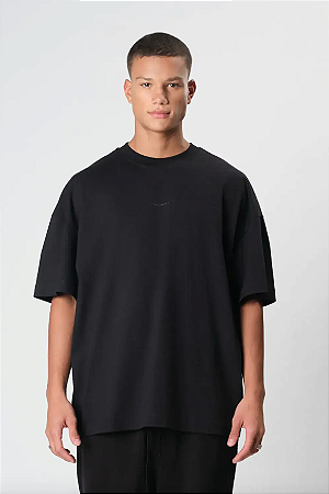 Camiseta Oversized The Saint Solid - Black