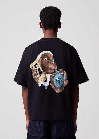 Camiseta The Saint Wide Boxy Time Controller - Black