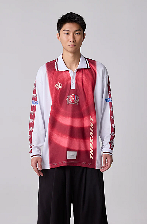 Camiseta The Saint Manga Longa Polo Red Hole