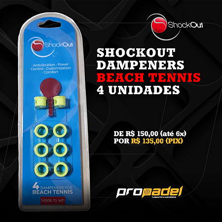 SHOCKOUT PARA BEACH TENNIS DAMPENERS