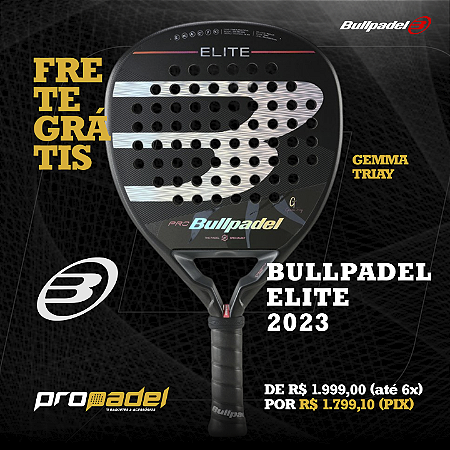 RAQUETE DE PADEL BULLPADEL ELITE 2023 GEMMA TRIAY