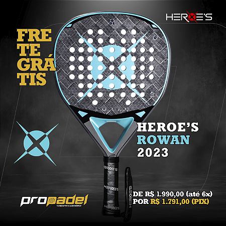 RAQUETE DE PADEL HEROE'S ROWAN 2023