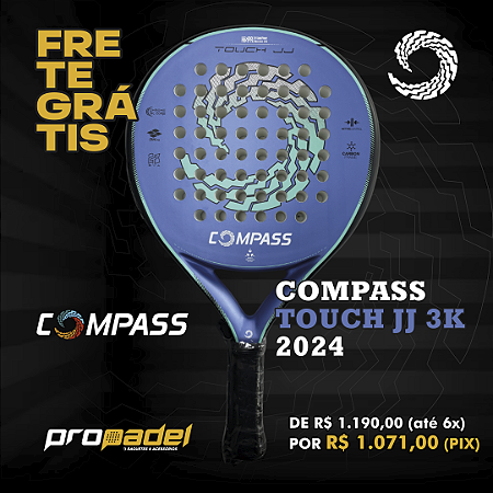 RAQUETE DE PADEL COMPASS TOUCH JJ 3K 2024