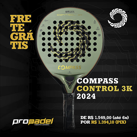 RAQUETE DE PADEL COMPASS CONTROL 3K 2024