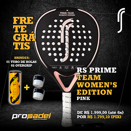 RAQUETE DE PADEL ROBIN SODERLING PRIME TEAM WOMEN’S EDITION – PINK