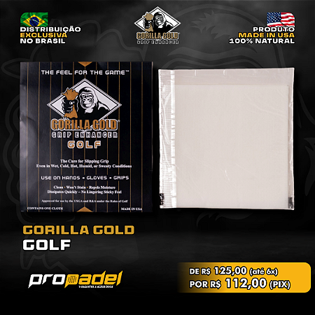 TOALHA GORILLA GOLD - GOLF