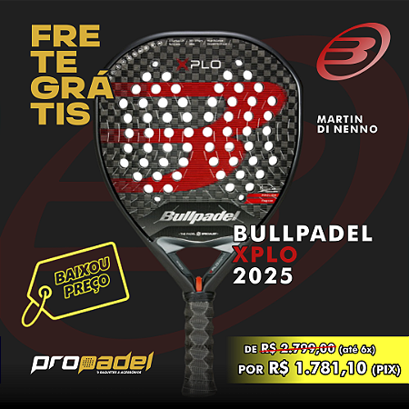 RAQUETE DE PADEL BULLPADEL XPLO 2025 MARTIN DI NENNO