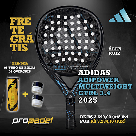 RAQUETE ADIDAS ADIPOWER MULTIWEIGHT CTRL 3.4 2025 - ÁLEX RUIZ