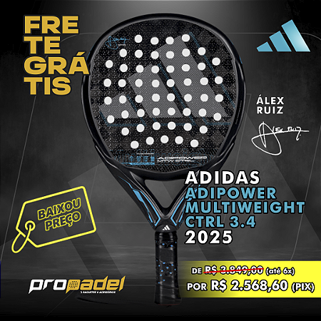 RAQUETE ADIDAS ADIPOWER MULTIWEIGHT CTRL 3.4 2025 - ÁLEX RUIZ