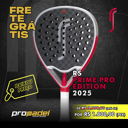 RAQUETE DE PADEL ROBIN SODERLING PRIME PRO EDITION 2025