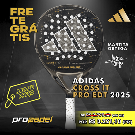 RAQUETE DE PADEL ADIDAS CROSS IT PRO EDT 2025 – MARTITA ORTEGA