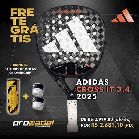 RAQUETE DE PADEL ADIDAS CROSS IT 3.4 2025
