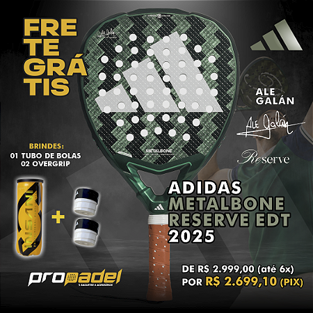 RAQUETE DE PADEL ADIDAS METALBONE RESERVE EDT - ALE GALÁN 2025
