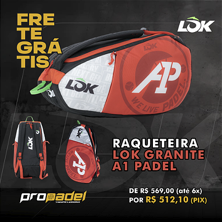 RAQUETEIRA LOK GRANITE A1 PADEL 2025