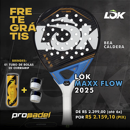 RAQUETE DE PADEL LOK MAXX FLOW BEA CALDERA 2025