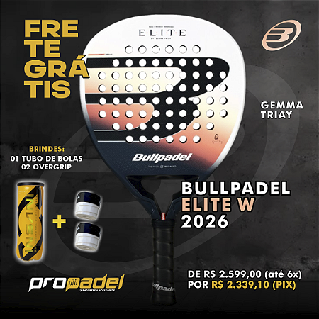 RAQUETE DE PADEL BULLPADEL ELITE W 2026 GEMMA TRIAY