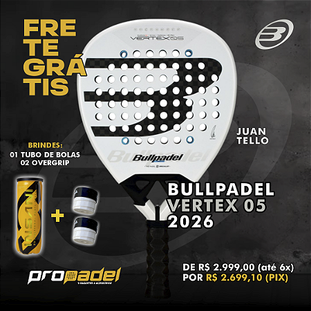 RAQUETE DE PADEL BULLPADEL VERTEX 05 2026 JUAN TELLO