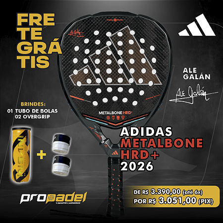 RAQUETE DE PADEL ADIDAS METALBONE HRD+ 2026 - ALE GALÁN