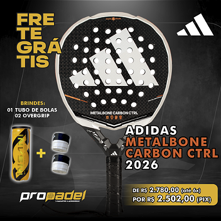 RAQUETE DE PADEL ADIDAS METALBONE CARBON CTRL 2026