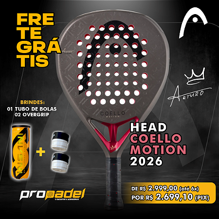 RAQUETE DE PADEL HEAD COELLO MOTION 2026