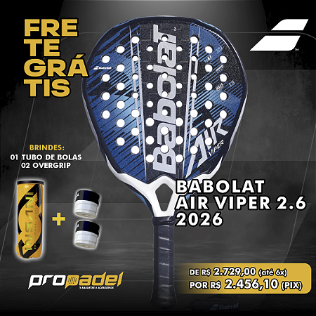 RAQUETE DE PADEL BABOLAT AIR VIPER 2.6 2026