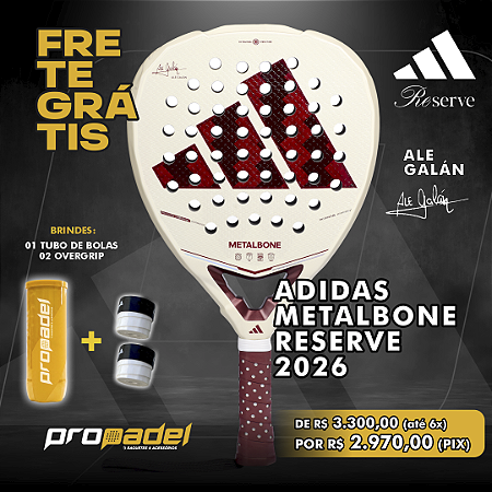RAQUETE DE PADEL ADIDAS METALBONE RESERVE EDT - ALE GALÁN 2026