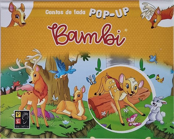 Bambi Livro Infantil Com Pop Up Miniteca Livraria Infantil 8965