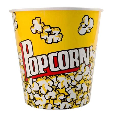 Balde de Pipoca Popcorn 18cm Clink