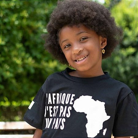 Camiseta Infantil - L'AFRIQUE N'EST PAS UN PAYS