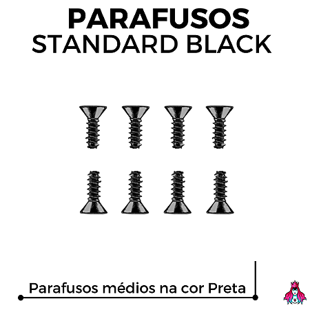 Kit Parafusos Custom versão Standard cor Black