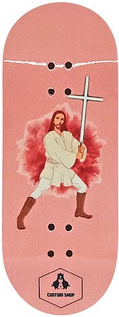 Deck marca Custom linha *Performance Series* modelo ''Gzas Use The Force'' 34x97mm + Tape Custom Extra-Smooth