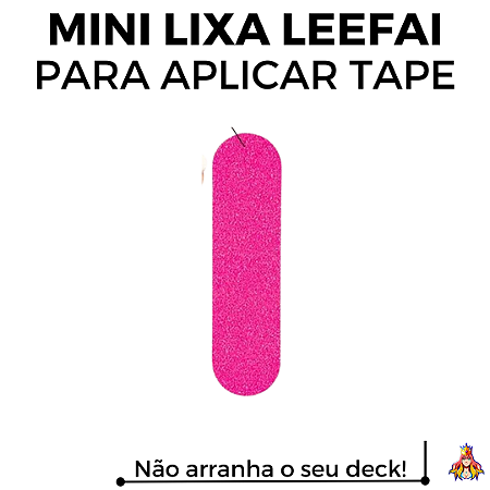 Mini Ferramenta Lixa Leefai Para Tapes cor Rosa