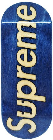 Deck ''D'oh Fingerboards'' Split-Ply *Supreme* Blue 35x96mm (Made in UKRAINE/Importado)(Standard Mold)(Popsicle)