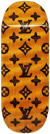 Deck ''D'oh Fingerboards'' Split-Ply *Louis Vuitton* 34x96mm V3 Mold (Made in UKRAINE/Importado)(Mold V3)(Boxy)