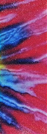 1x Griptape marca Custom Personalizada Swirl 40x115mm (Padrão Swirl #1)(Alta aderência)(Importada)