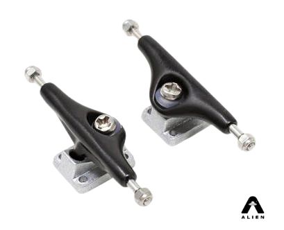 Par de Trucks Completos marca *DT-ZERO* Eureka I 32.5mm Cor Black