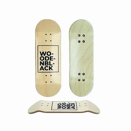 Deck *WoodenBlack* ''Classic'' 34mm x 97.5mm Heat-Transfer (Made in Turkey)(100% em Maple)(Real-Wear)(High Quality) + Tape Woodenblack Texturizada
