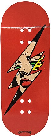 Deck marca Custom linha *Performance Series* modelo ''love And Thunder'' 34x97mm + Tape Custom Extra-Smooth