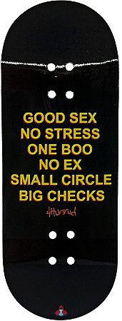 Deck marca Custom linha *Performance Series* modelo ''Big Checks'' 34mm x 97mm + Tape Custom Extra-Smooth