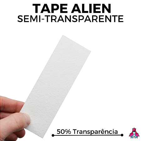 Tape marca Alien modelo ''Worm Hole'' versão Semi-Transparente (Opaca)
