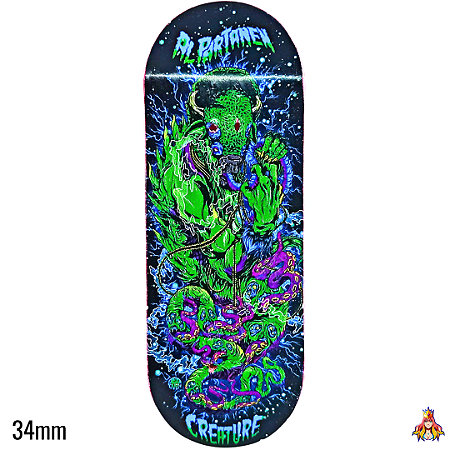 Deck Custom Premium Series - 34mm - “Creature Al Partanen Blue“
