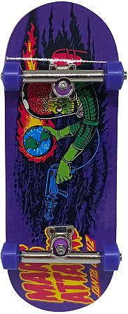 Setup Completo Deck Custom Performance Series 34x97mm + Rodas Uretano Alien Apex 75D + Truck PRO 2.0 34mm + Bushings Alien Poliuretano 80A + Tape Custom + Pivot Cups