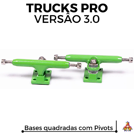 Par de Trucks Custom PRO 3.0 34mm cor Green