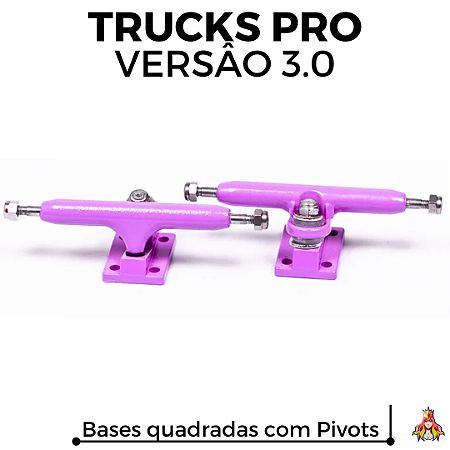 Par de Trucks Custom PRO 3.0 34mm cor Purple