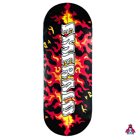 Deck marca *Emerald* modelo ''Flames'' *34mm* (Heat-Transfer) + Tape Emerald