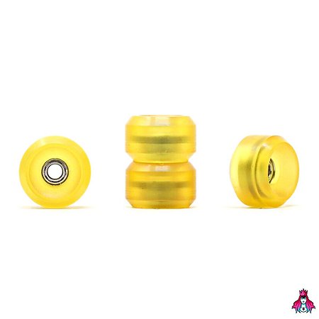 Kit de Rodas Leefai réplicas Redemption Wheels cor Ambar (7.75mm X 4.65mm)